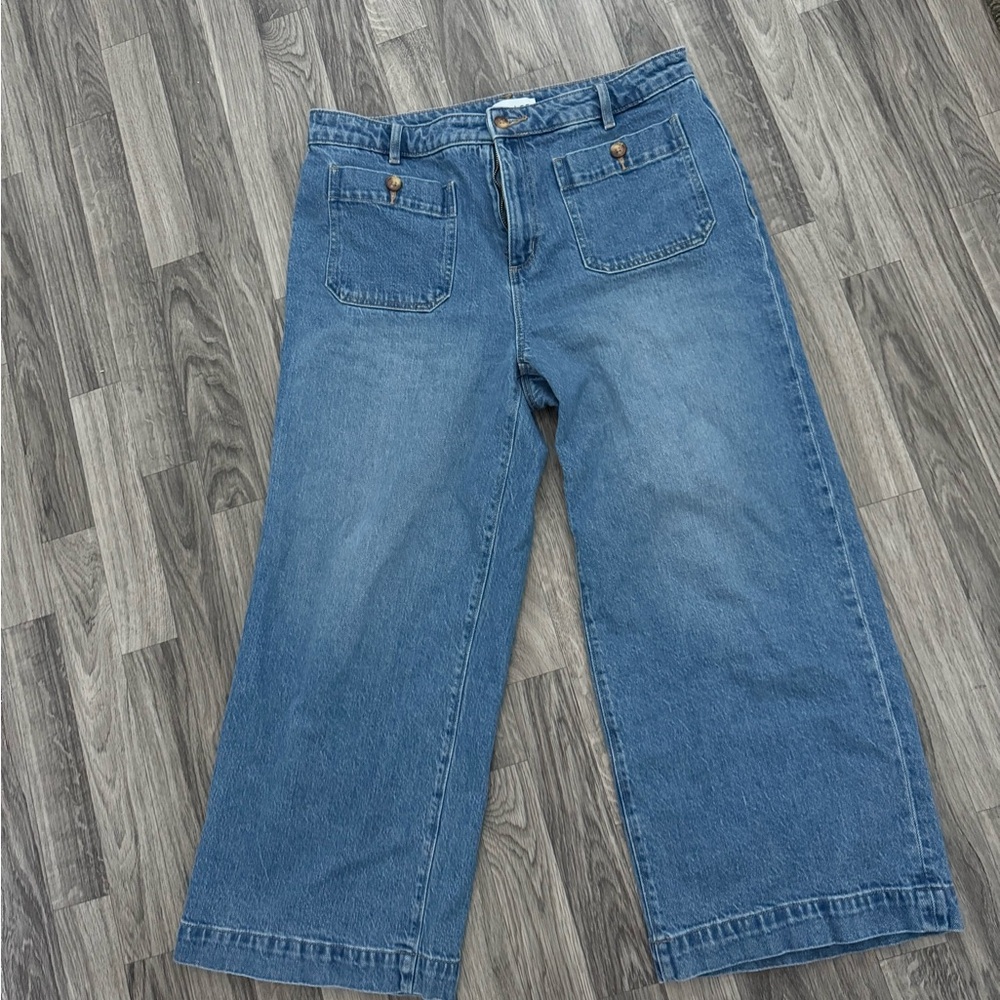 LOFT Classic Blue Flare Jeans
